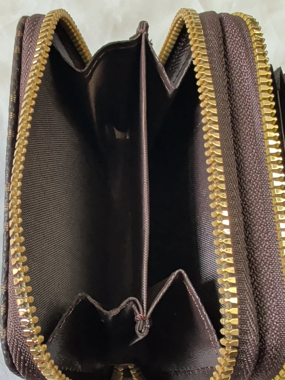 NWOT Brown Monogram 